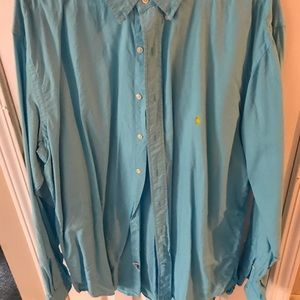 Teal & Yellow Ralph Lauren Button Up